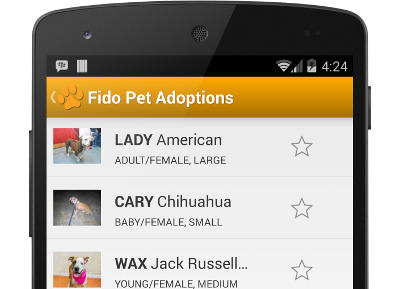 The number one pet adoption app on Google Play